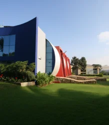 Mersen India building with the garden