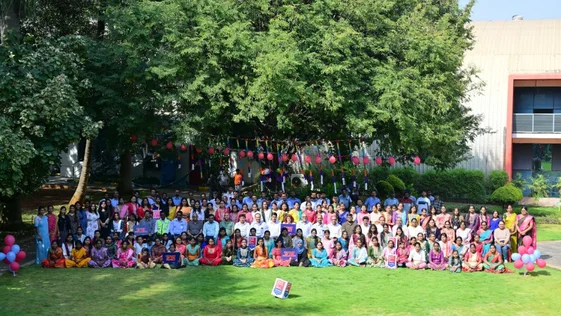 Mersen India team gathered in the garden for the Great Place to Work certification